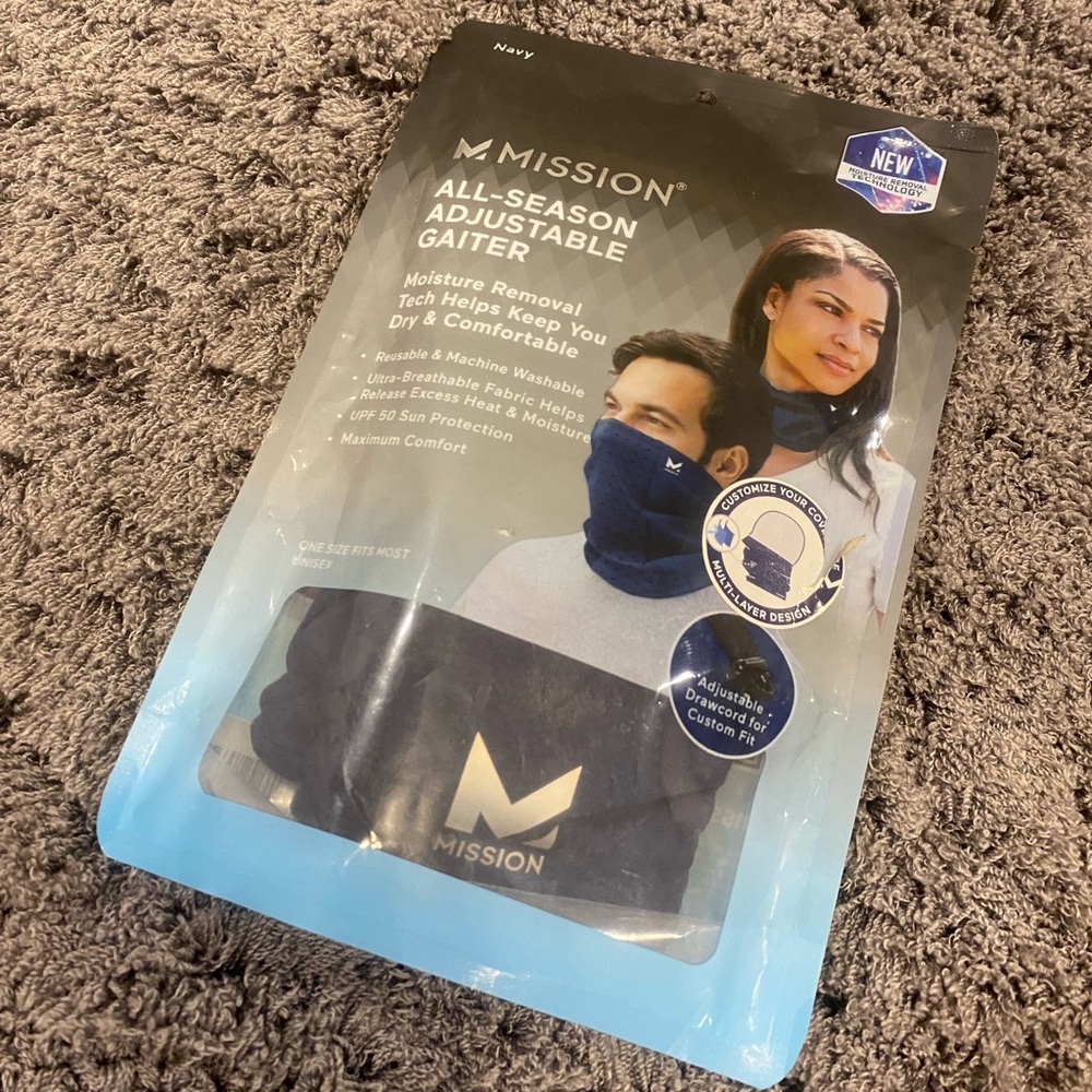 Mission All-Season Adjustable Gaiter - Navy